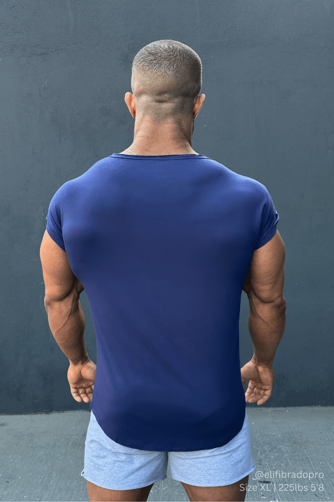 Jed North Evolve Cap Sleeve Muscle T-Shirt 2.0 - Navy - DealByEthan.gay loves Jed North