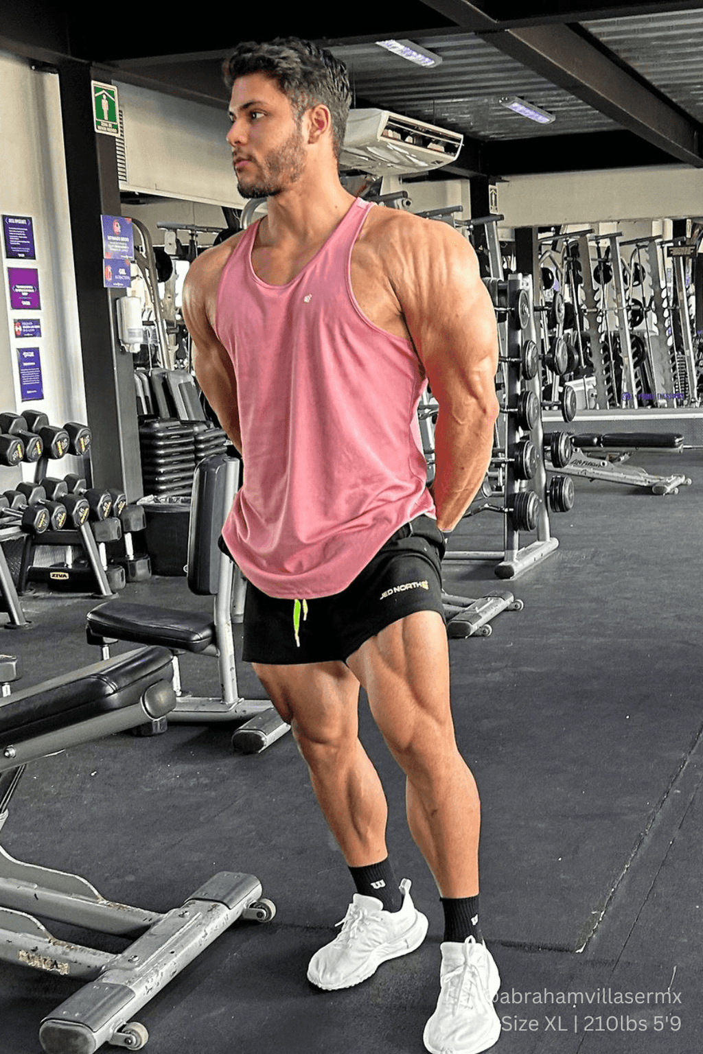 Jed North Fast-Dry Bodybuilding Workout Stringer - Salmon - DealByEthan.gay loves Jed North