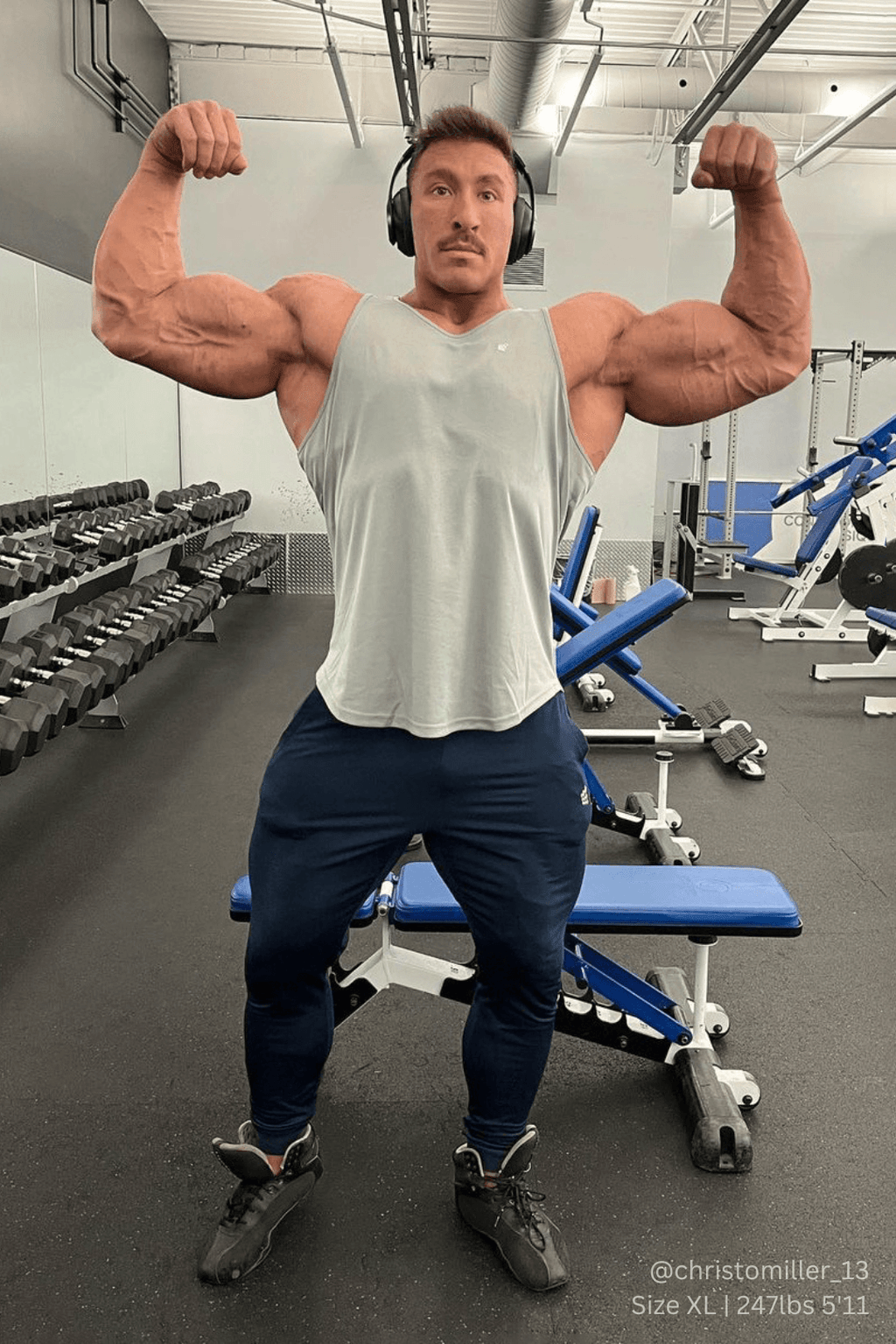 Jed North Fast-Dry Bodybuilding Workout Stringer - Silver - DealByEthan.gay loves Jed North