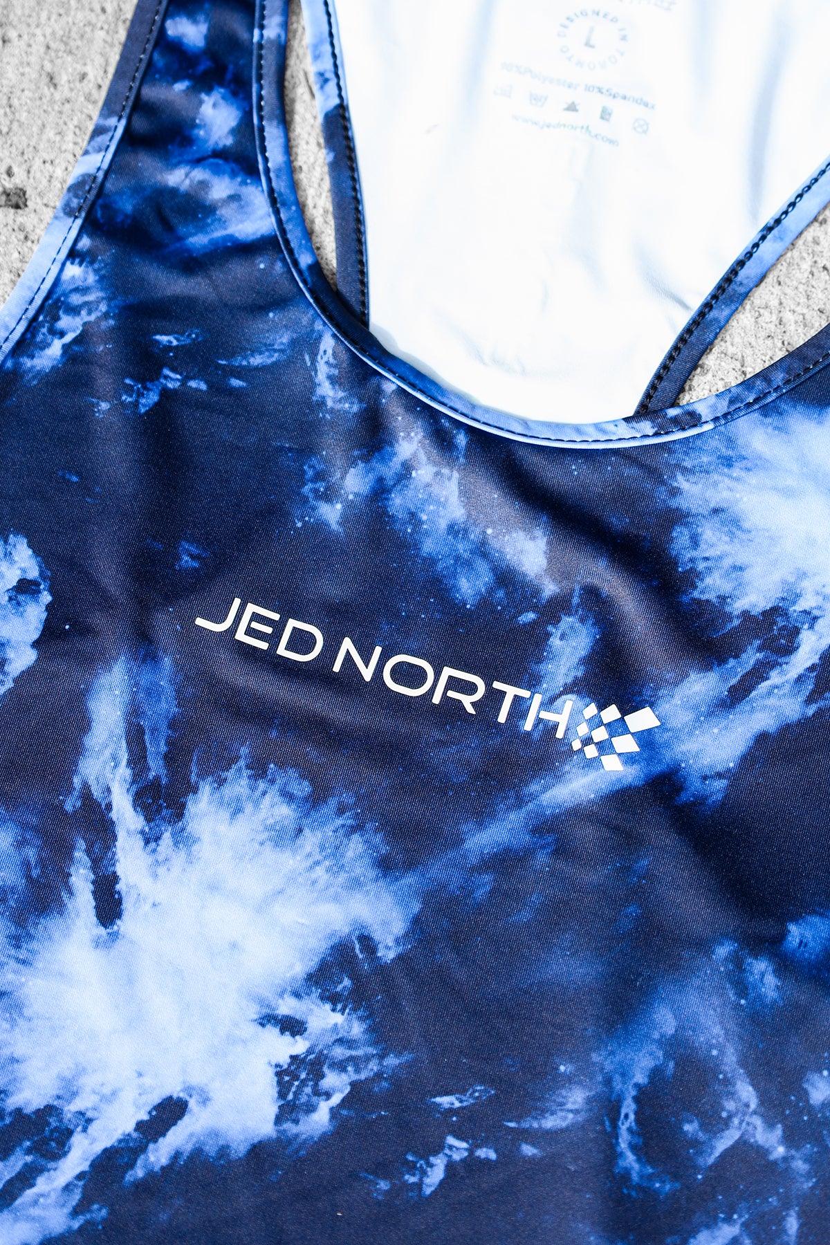 Jed North Graphic Muscle Stringer - Abstract Blue - DealByEthan.gay loves Jed North