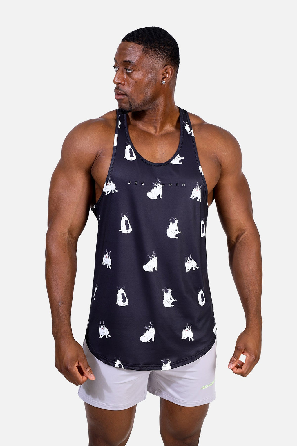 Jed North Graphic Muscle Stringer - Bulldogs - DealByEthan.gay loves Jed North