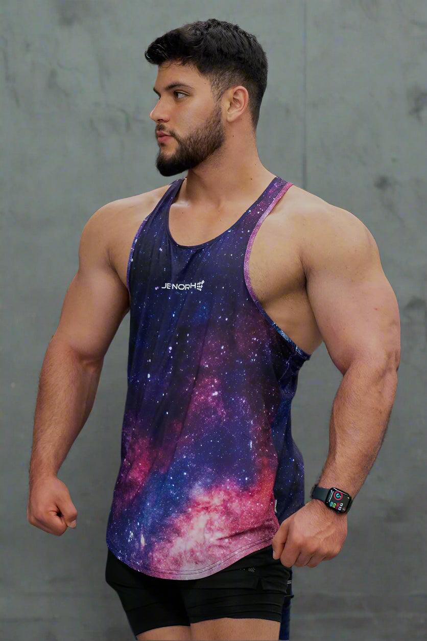 Jed North Graphic Muscle Stringer - Galactic - DealByEthan.gay loves Jed North