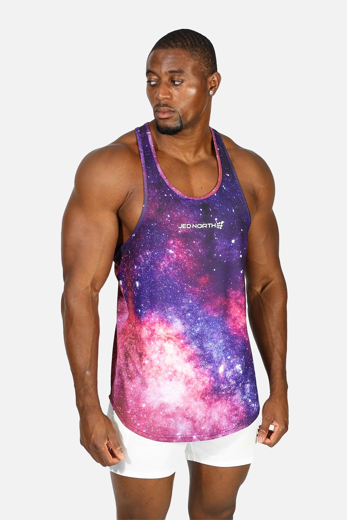 Jed North Graphic Muscle Stringer - Galactic - DealByEthan.gay loves Jed North