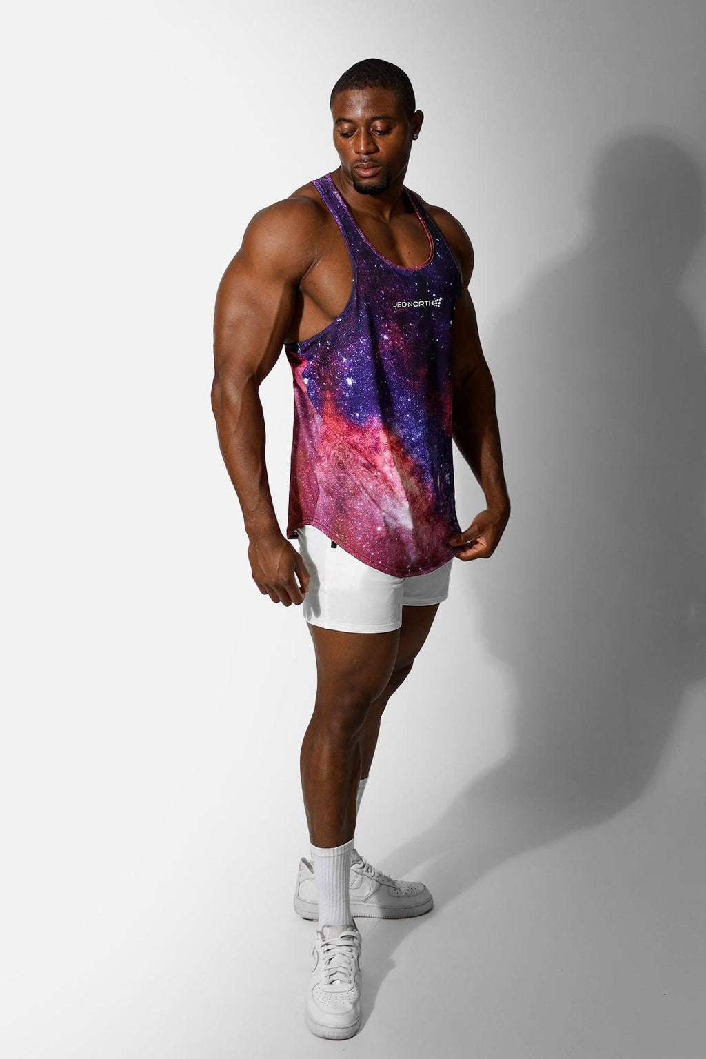 Jed North Graphic Muscle Stringer - Galactic - DealByEthan.gay loves Jed North