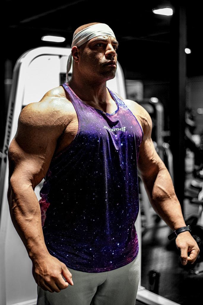 Jed North Graphic Muscle Stringer - Galactic - DealByEthan.gay loves Jed North
