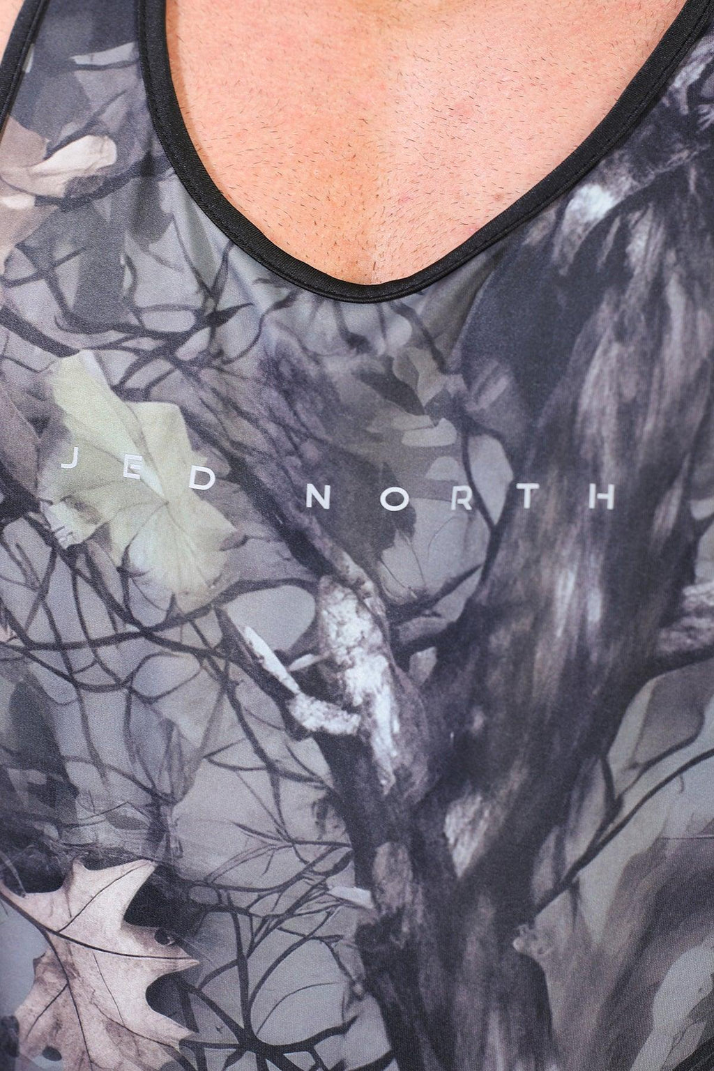 Jed North Graphic Muscle Stringer - Hunter Camo - DealByEthan.gay loves Jed North