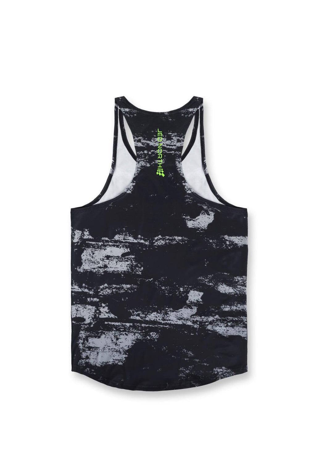 Jed North Graphic Muscle Stringer - Silver Brush Strokes - DealByEthan.gay loves Jed North