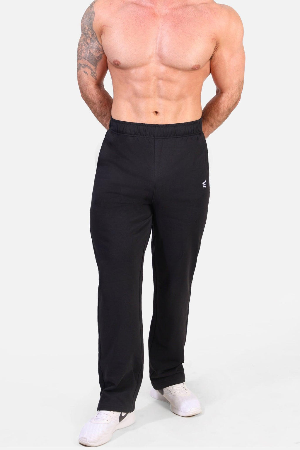 Jed North Lax Straight Cut Joggers - Black - DealByEthan.gay loves Jed North