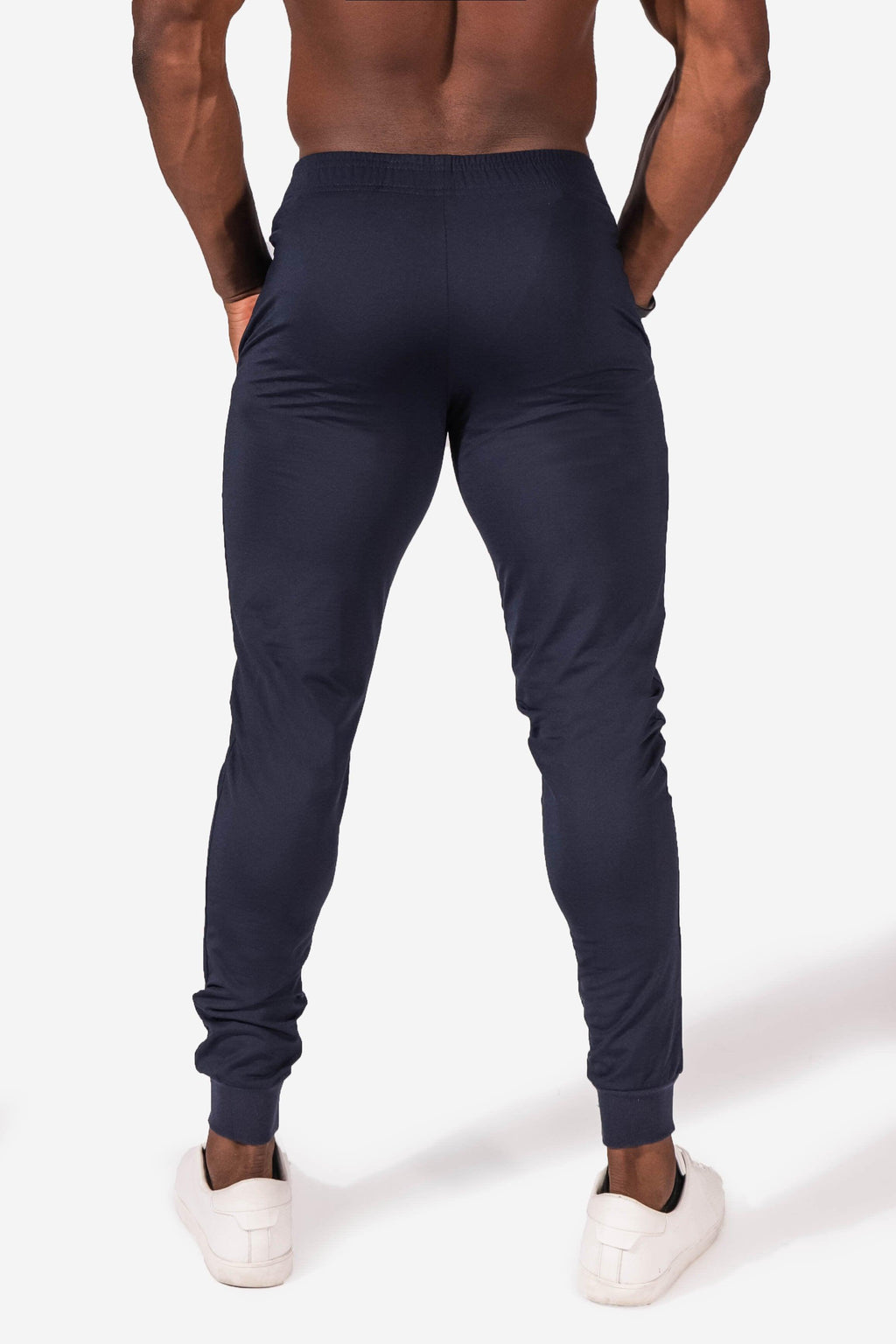 Jed North Matrix Tapered Joggers - Navy - DealByEthan.gay loves Jed North