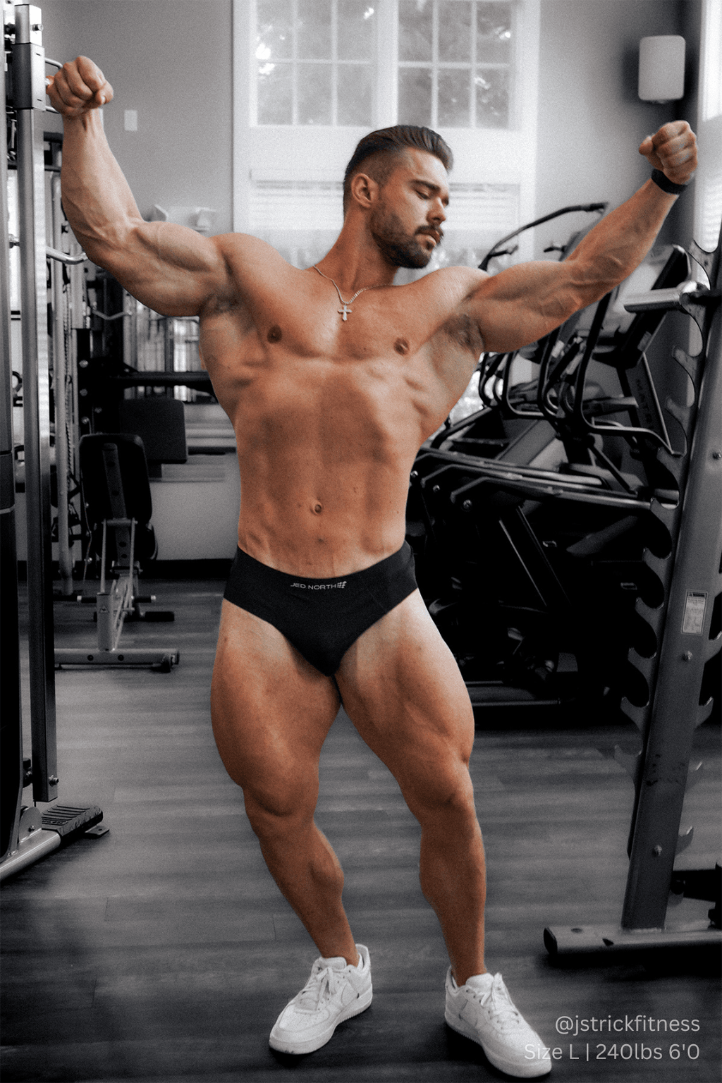 Jed North Men's Athletic Seamless Briefs 2-Pack - Black & Gray - DealByEthan.gay loves Jed North