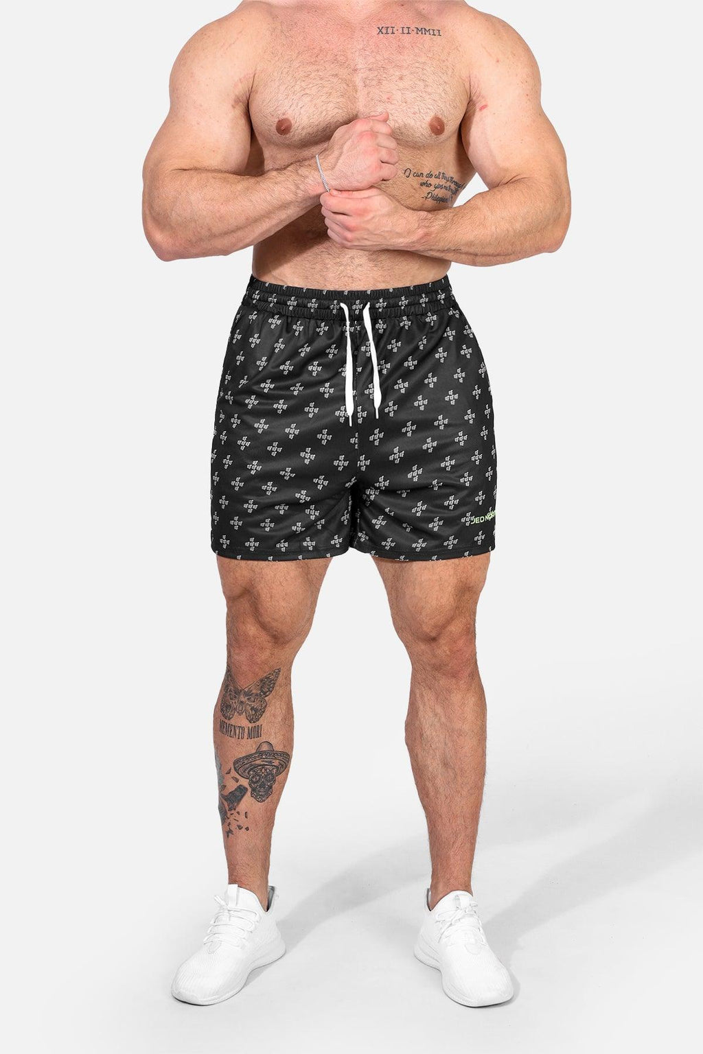 Jed North Men's Fast-Dry 5" Training Shorts - JN Cross - DealByEthan.gay loves Jed North