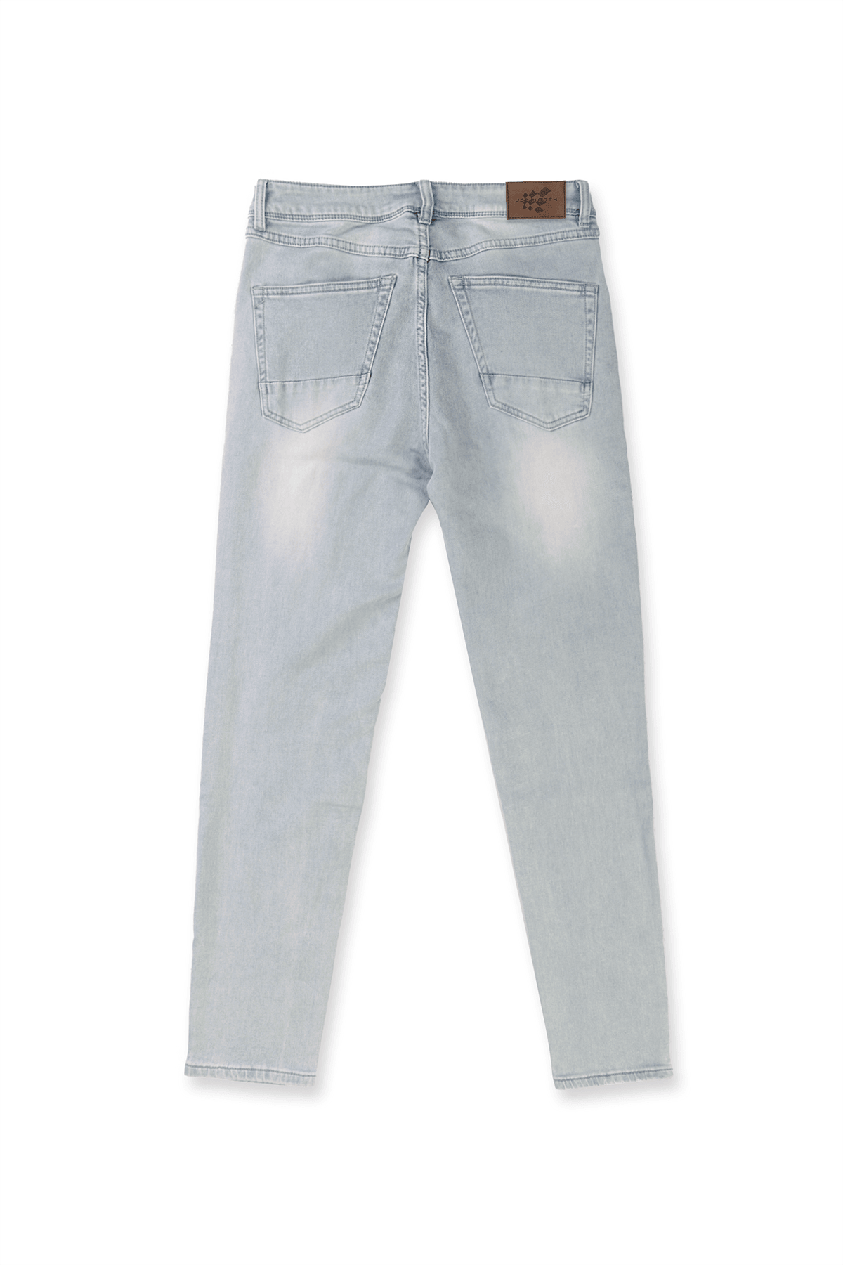 Jed North Men's Premium Fitted Stretchy Jeans - Faded Light Blue - DealByEthan.gay loves Jed North