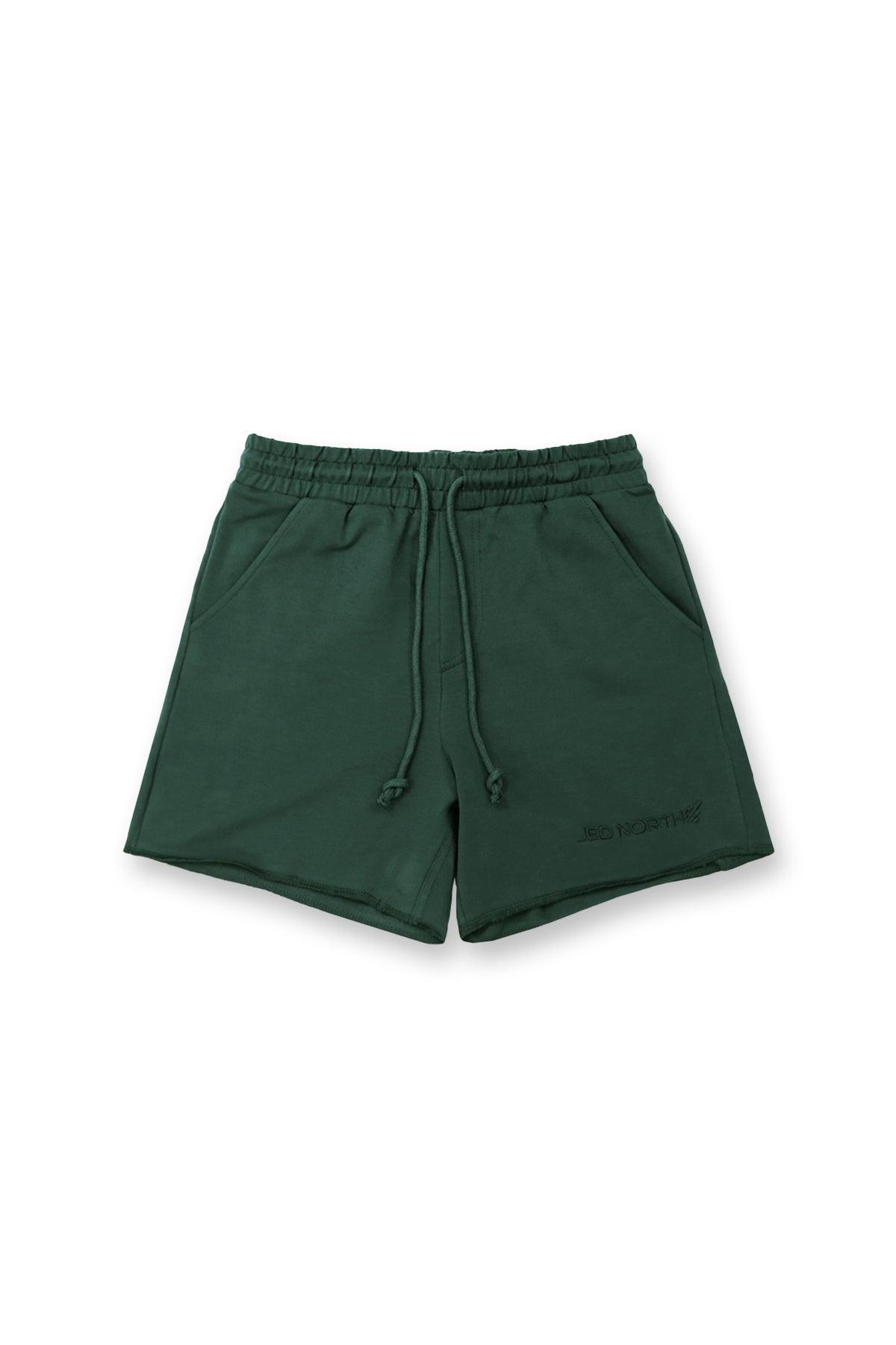 Jed North Motion 5'' Varsity Sweat Shorts - Dark Green - DealByEthan.gay loves Jed North