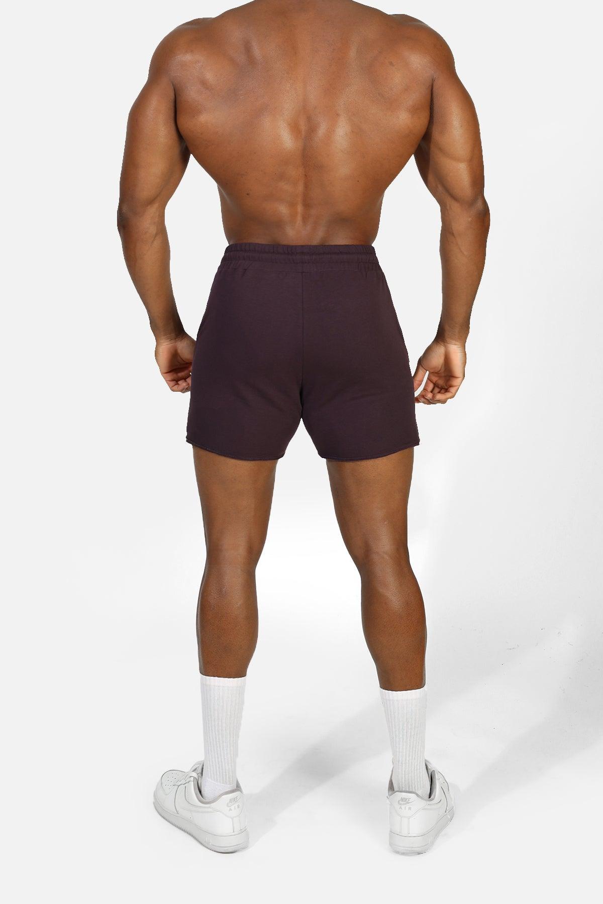 Jed North Motion 5'' Varsity Sweat Shorts - Dark Purple - DealByEthan.gay loves Jed North