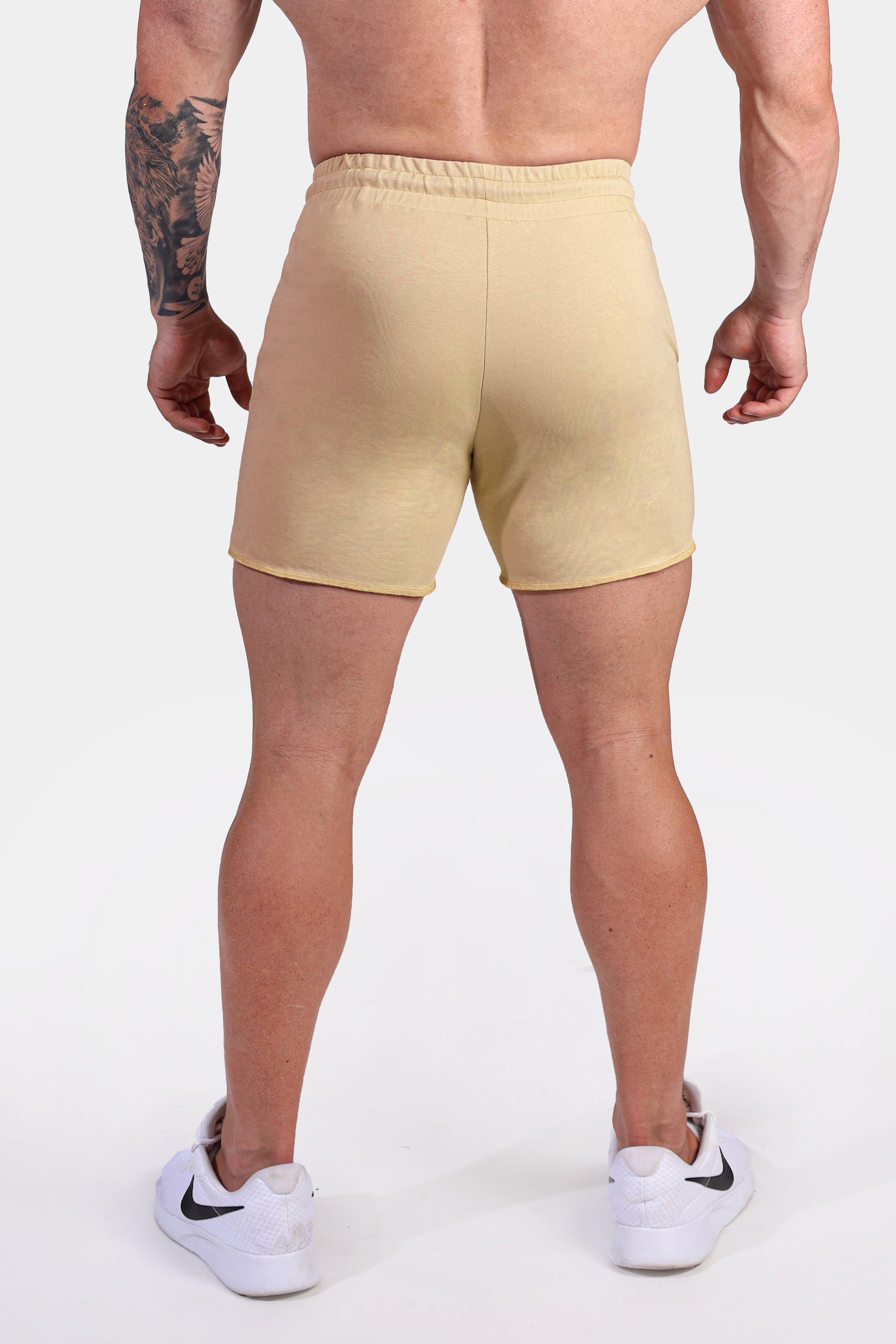 Jed North Motion 5'' Varsity Sweat Shorts - Khaki - DealByEthan.gay loves Jed North