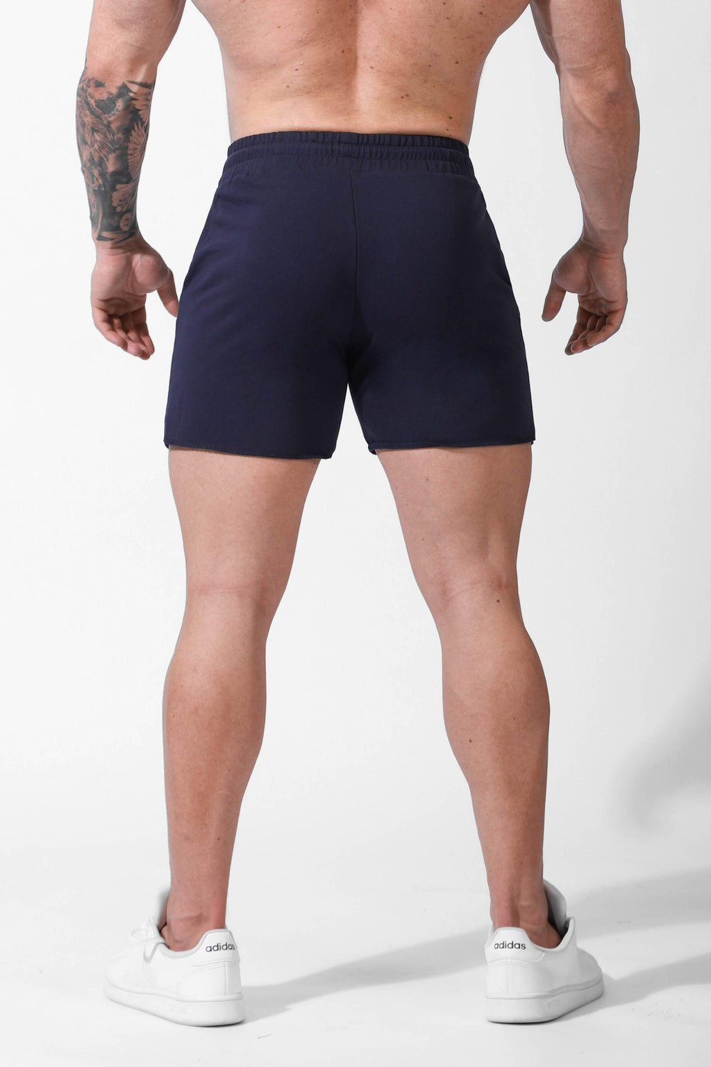 Jed North Motion 5'' Varsity Sweat Shorts - Navy - DealByEthan.gay loves Jed North