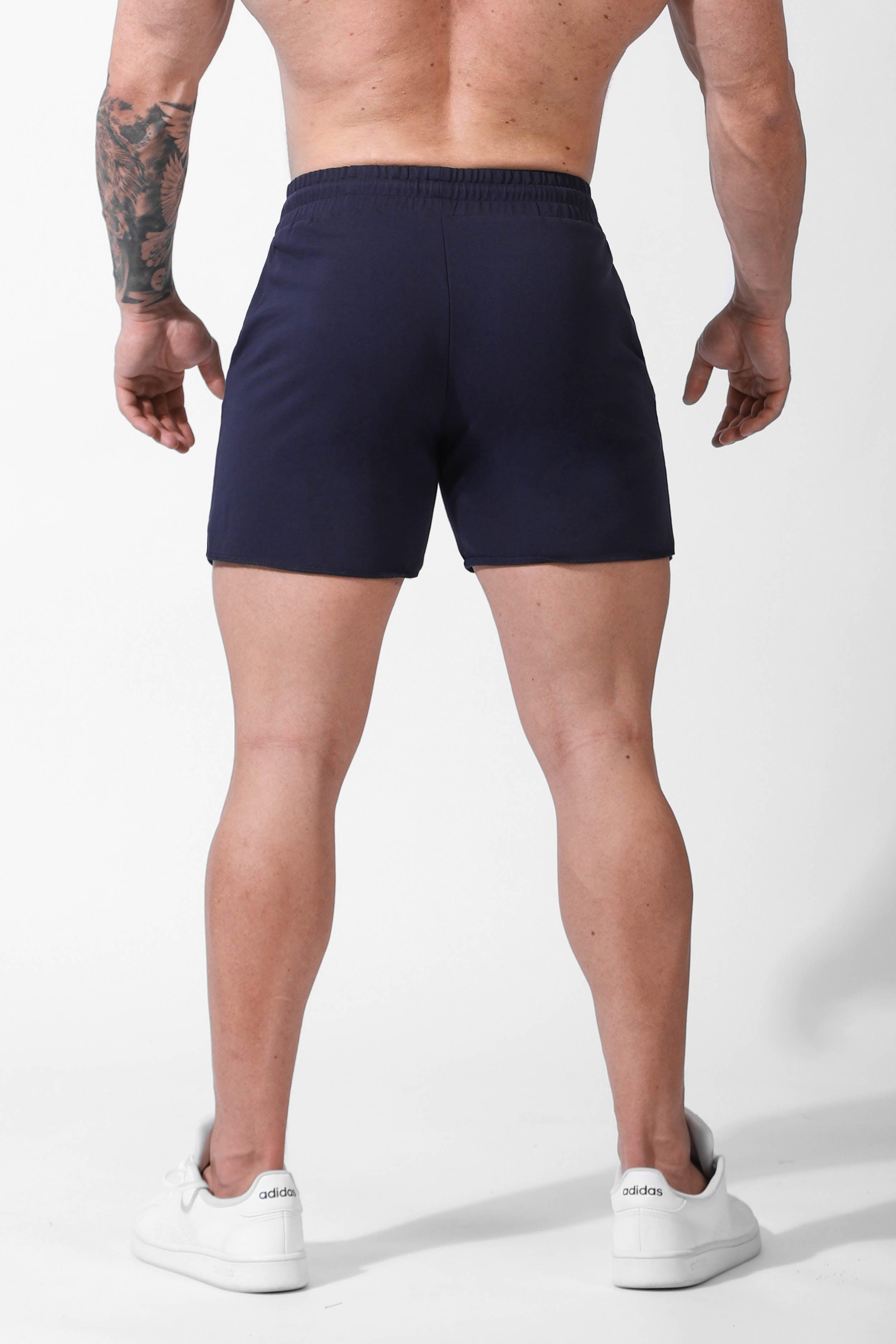 Jed North Motion 5'' Varsity Sweat Shorts - Navy - DealByEthan.gay loves Jed North