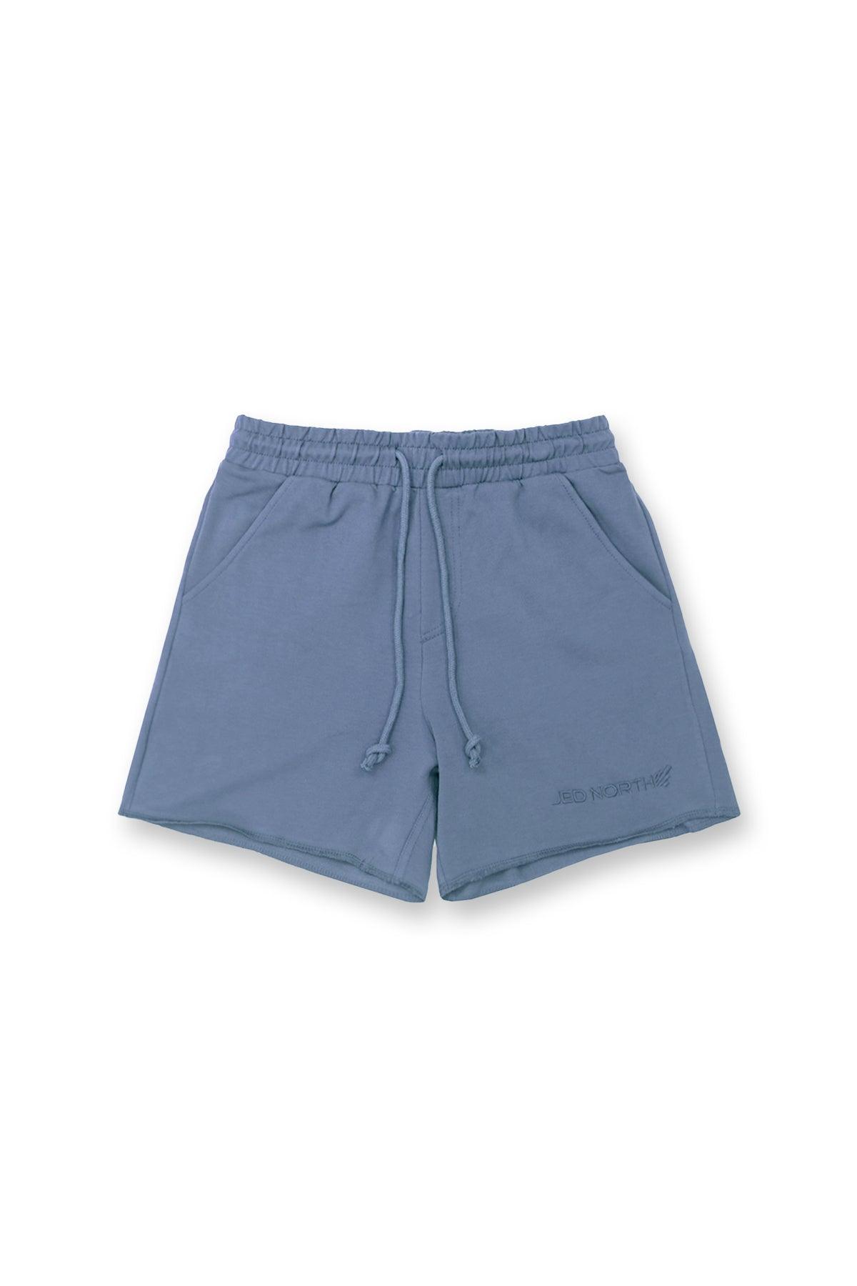 Jed North Motion 5'' Varsity Sweat Shorts - Steel Blue - DealByEthan.gay loves Jed North