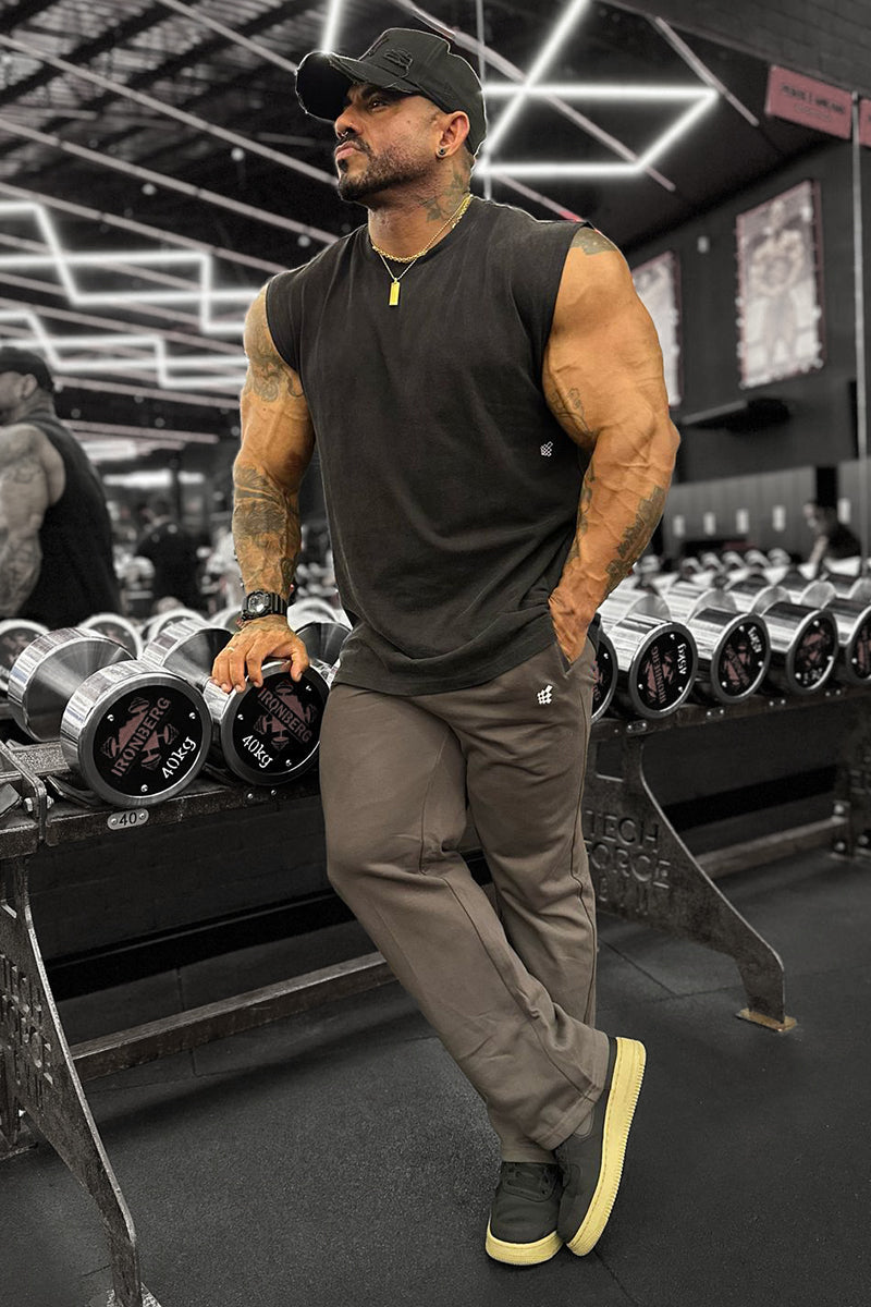 Jed North Oversized Washed Sleeveless T-Shirt - Washed Black - DealByEthan.gay loves Jed North