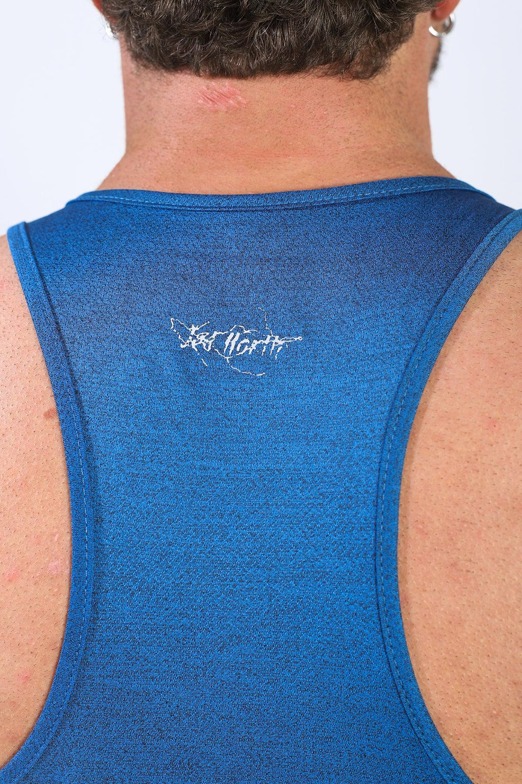 Jed North Performance Max Bodybuilding Stringer - Denim Blue - DealByEthan.gay loves Jed North