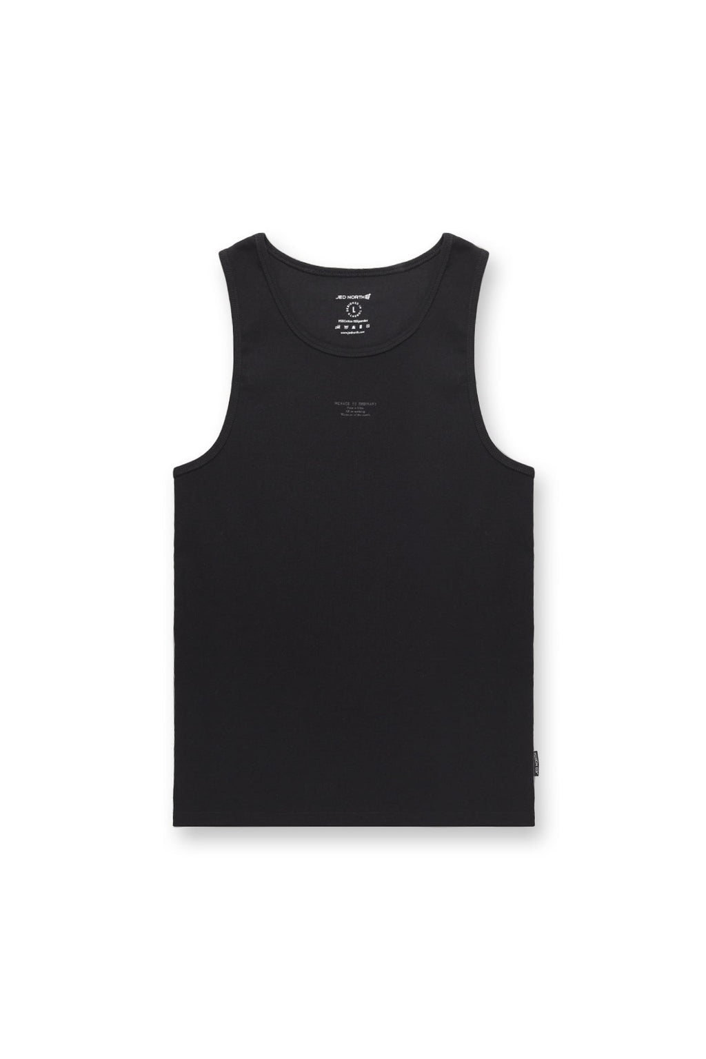 Jed North Ribbed Muscle Tank Top - Black - DealByEthan.gay loves Jed North