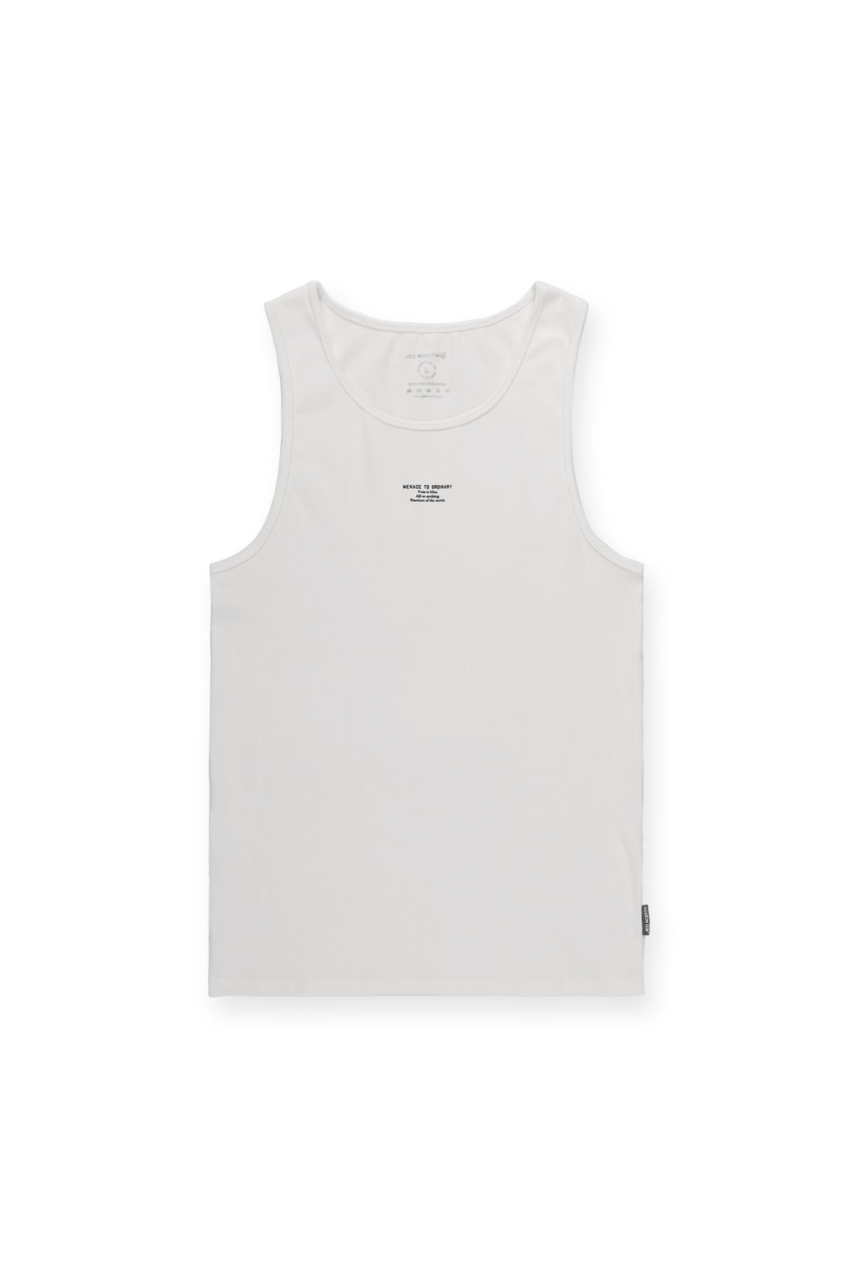 Jed North Ribbed Muscle Tank Top - White - DealByEthan.gay loves Jed North