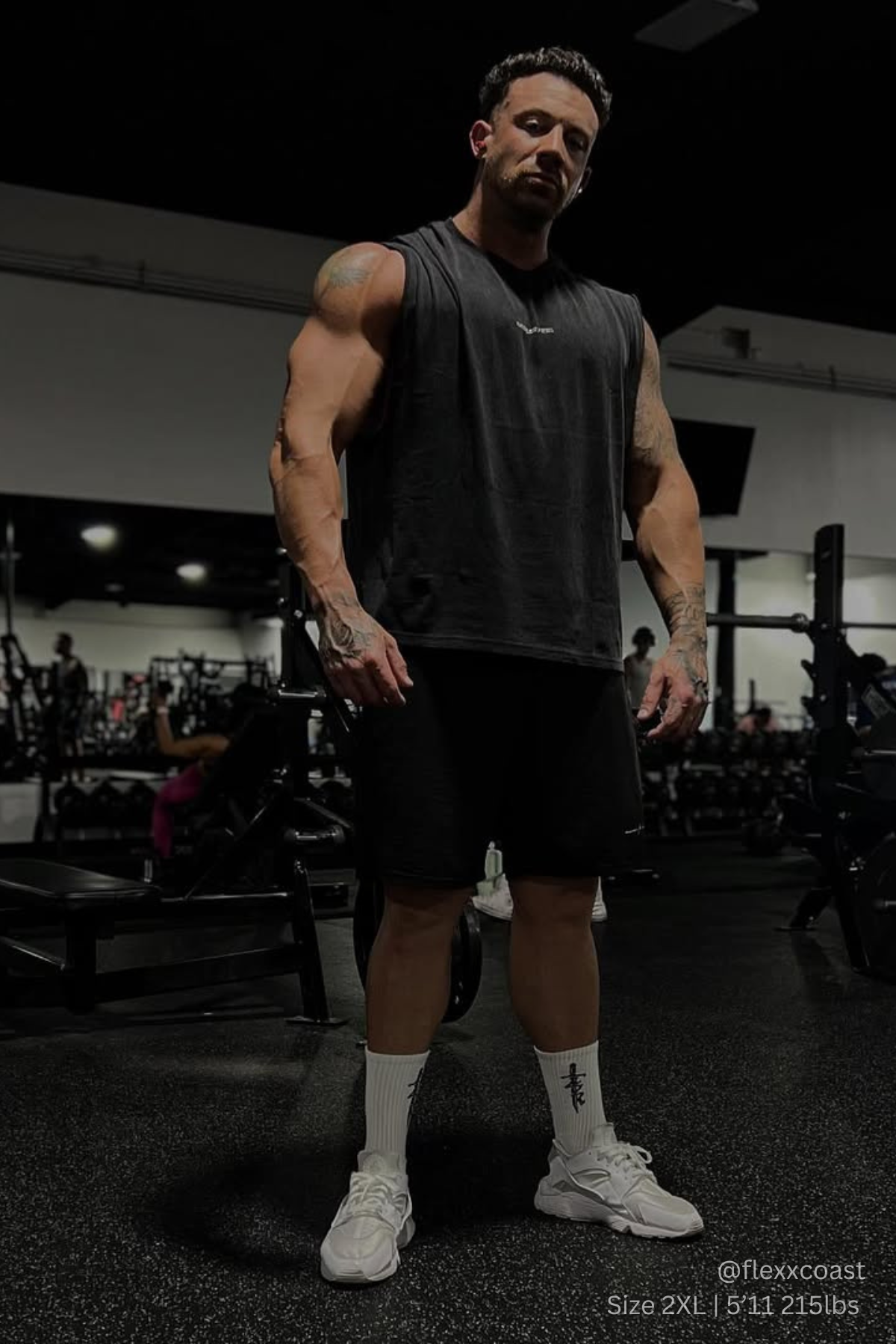 Jed North Sleeveless Box Cut Tank Top - Black - DealByEthan.gay loves Jed North