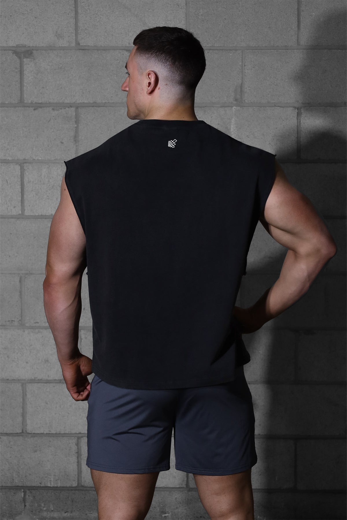 Jed North Sleeveless Box Cut Tank Top - Black - DealByEthan.gay loves Jed North