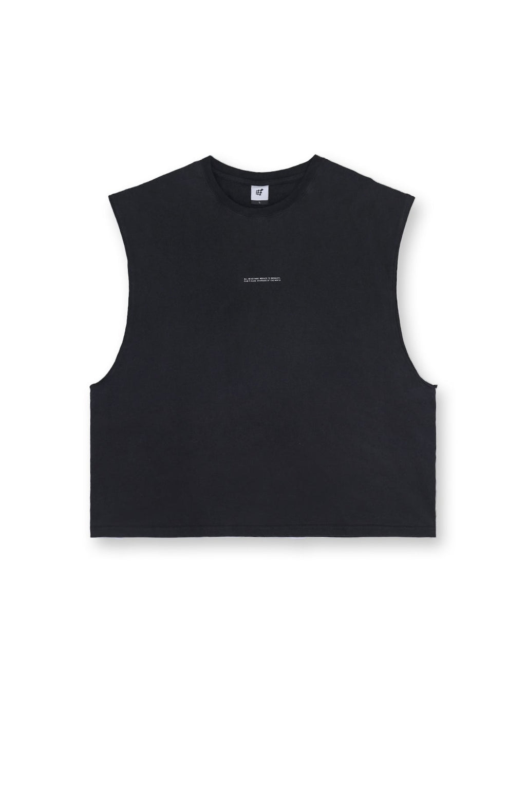 Jed North Sleeveless Box Cut Tank Top - Black - DealByEthan.gay loves Jed North