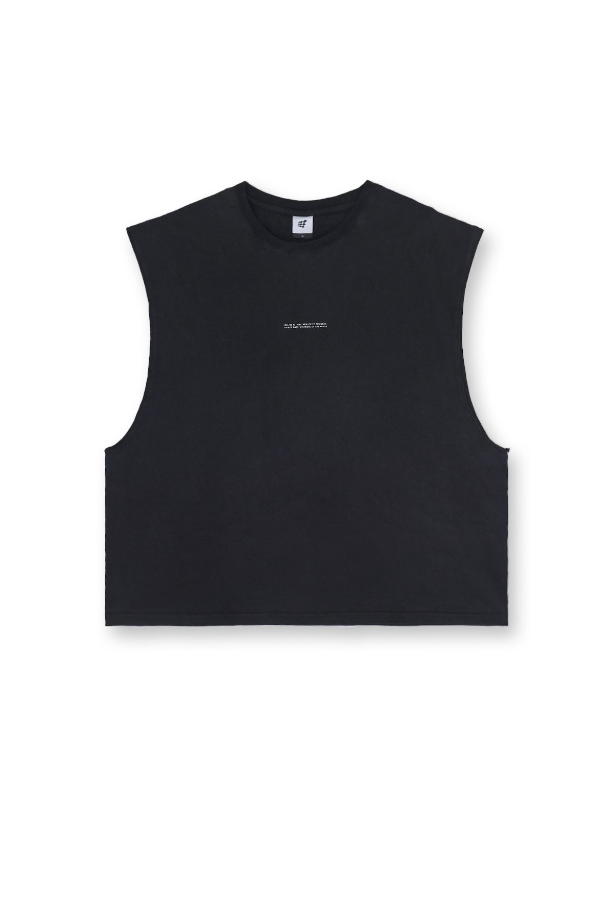 Jed North Sleeveless Box Cut Tank Top - Black - DealByEthan.gay loves Jed North