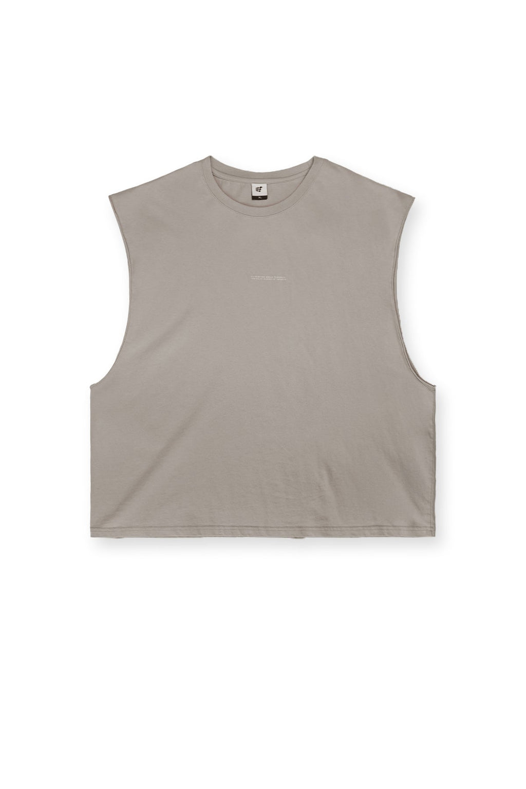 Jed North Sleeveless Box Cut Tank Top - Light Khaki - DealByEthan.gay loves Jed North