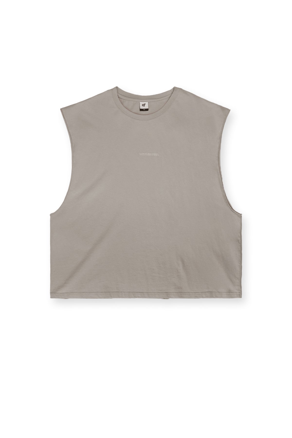 Jed North Sleeveless Box Cut Tank Top - Light Khaki - DealByEthan.gay loves Jed North