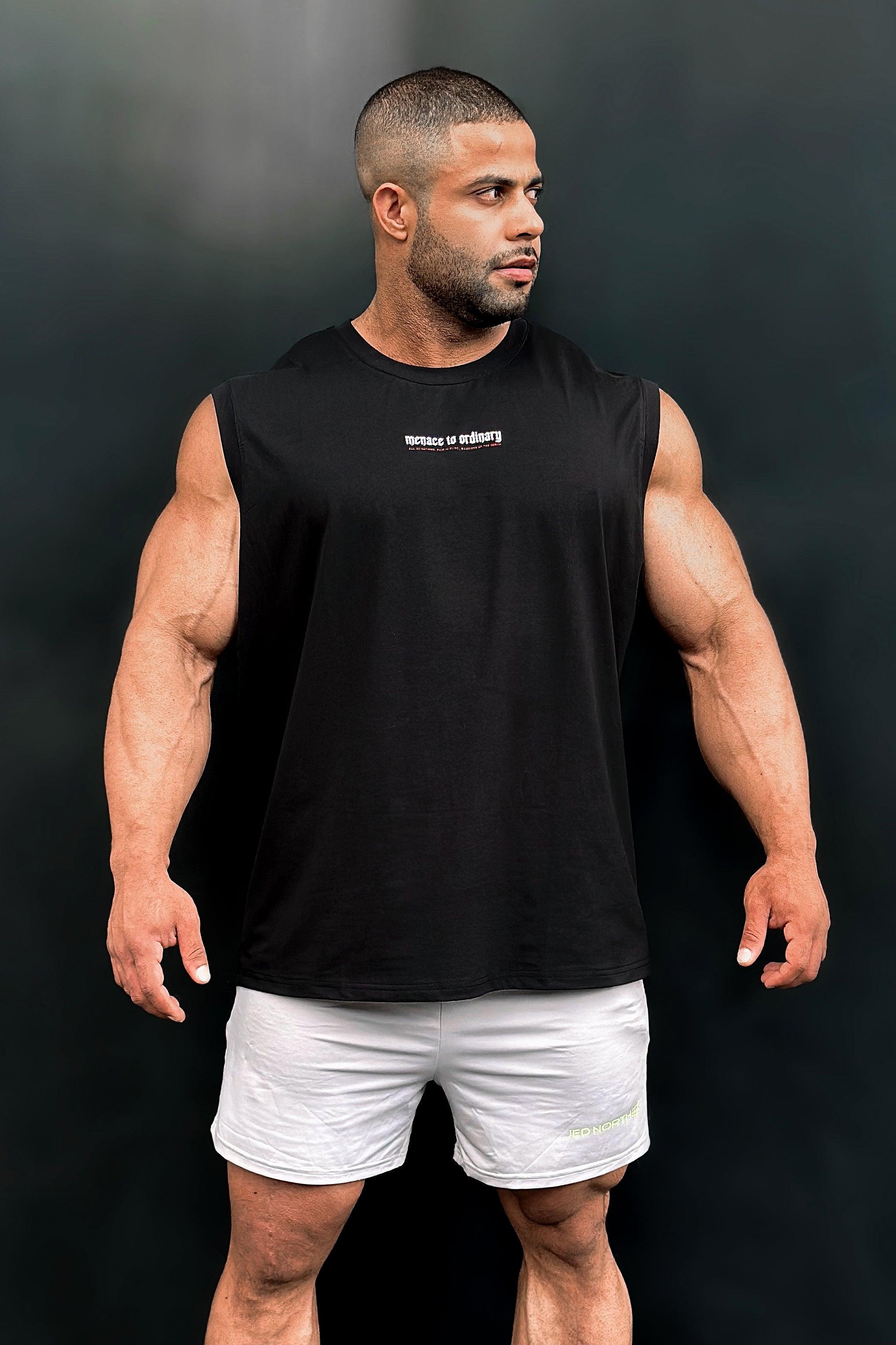 Jed North Sleeveless Muscle Tee - Black - DealByEthan.gay loves Jed North