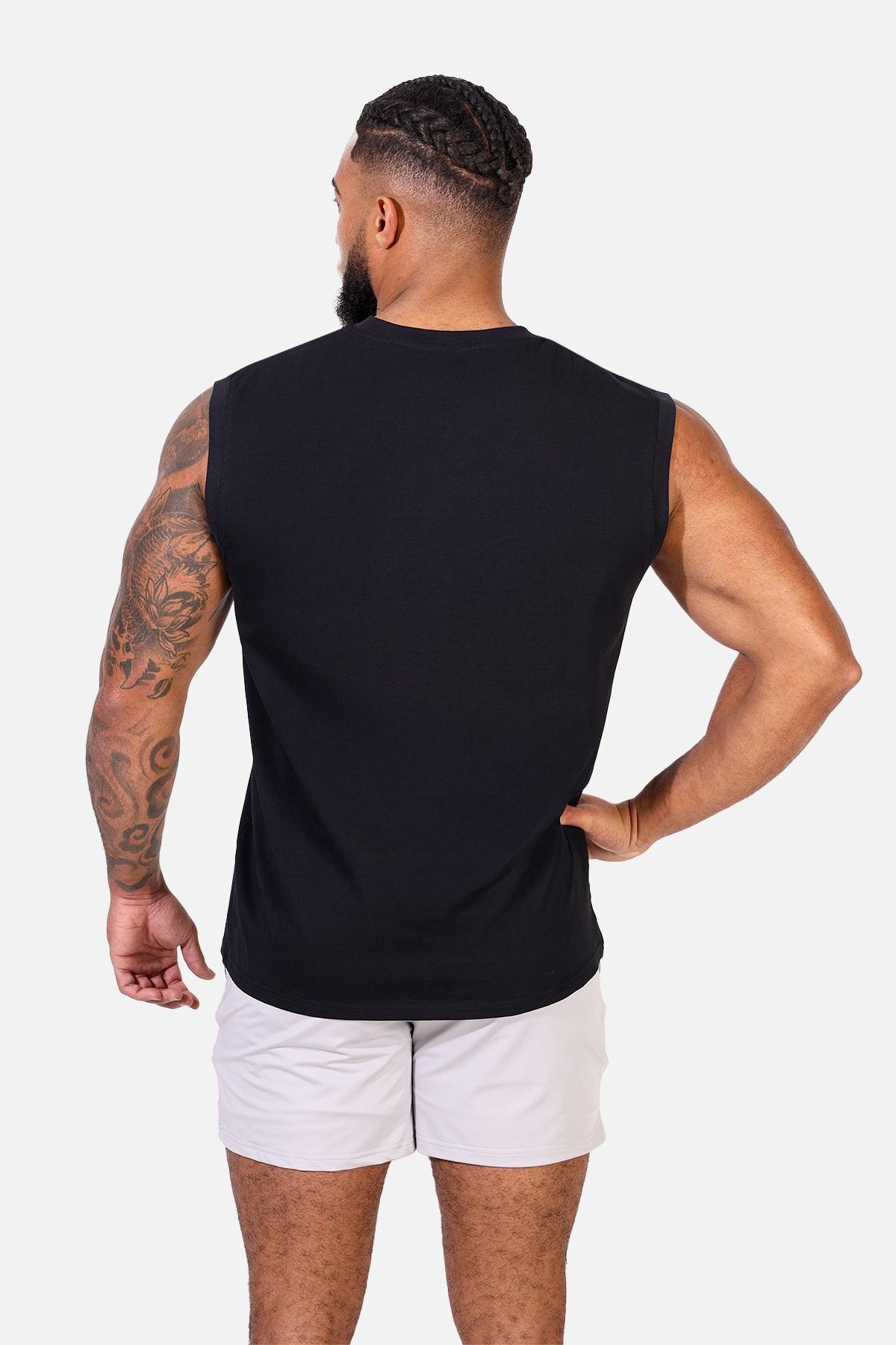 Jed North Sleeveless Muscle Tee - Black - DealByEthan.gay loves Jed North