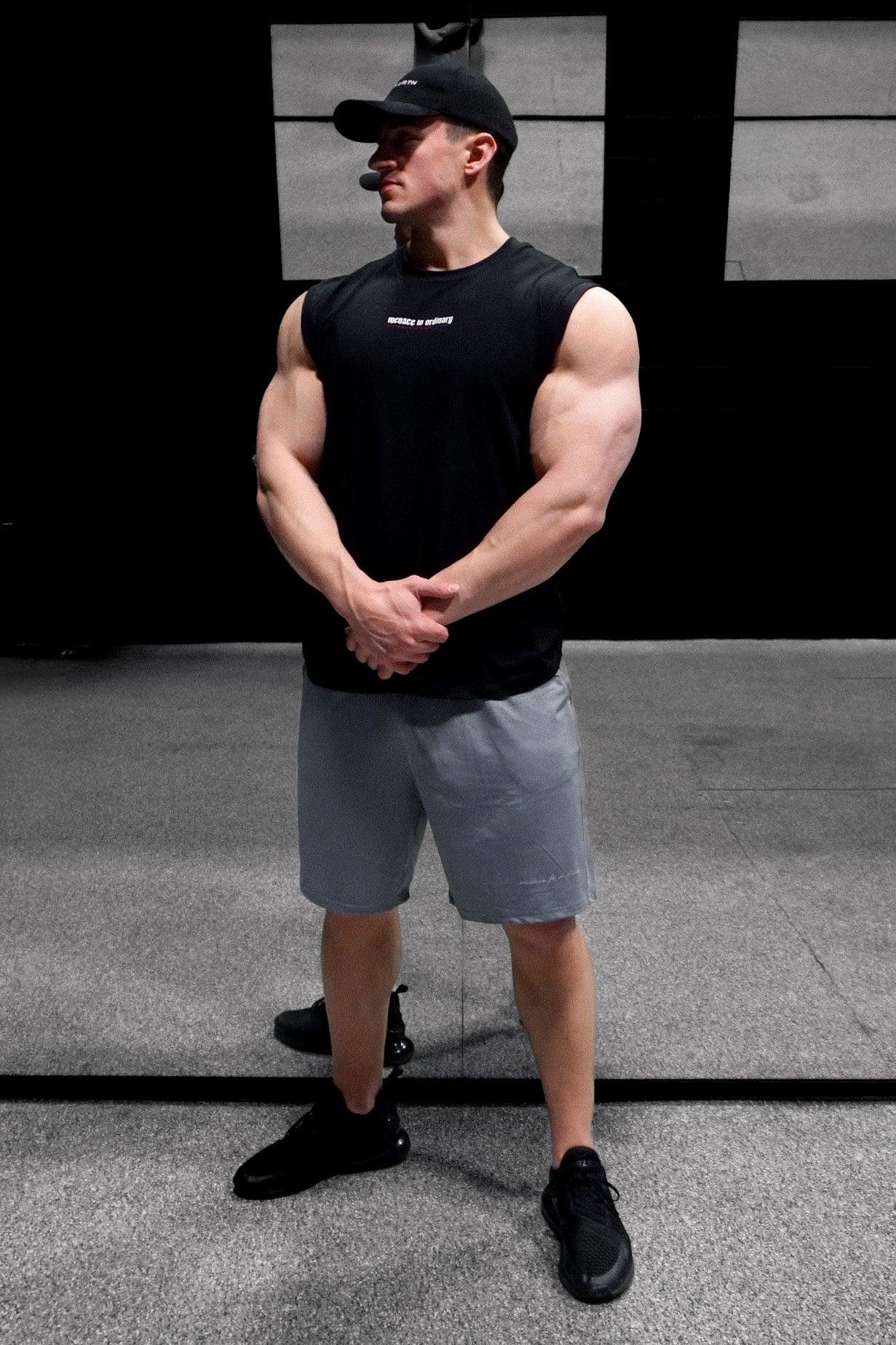 Jed North Sleeveless Muscle Tee - Black - DealByEthan.gay loves Jed North