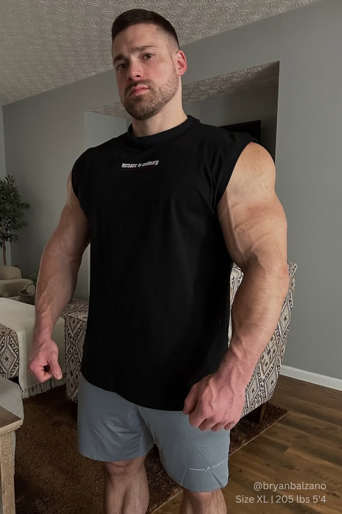 Jed North Sleeveless Muscle Tee - Black - DealByEthan.gay loves Jed North