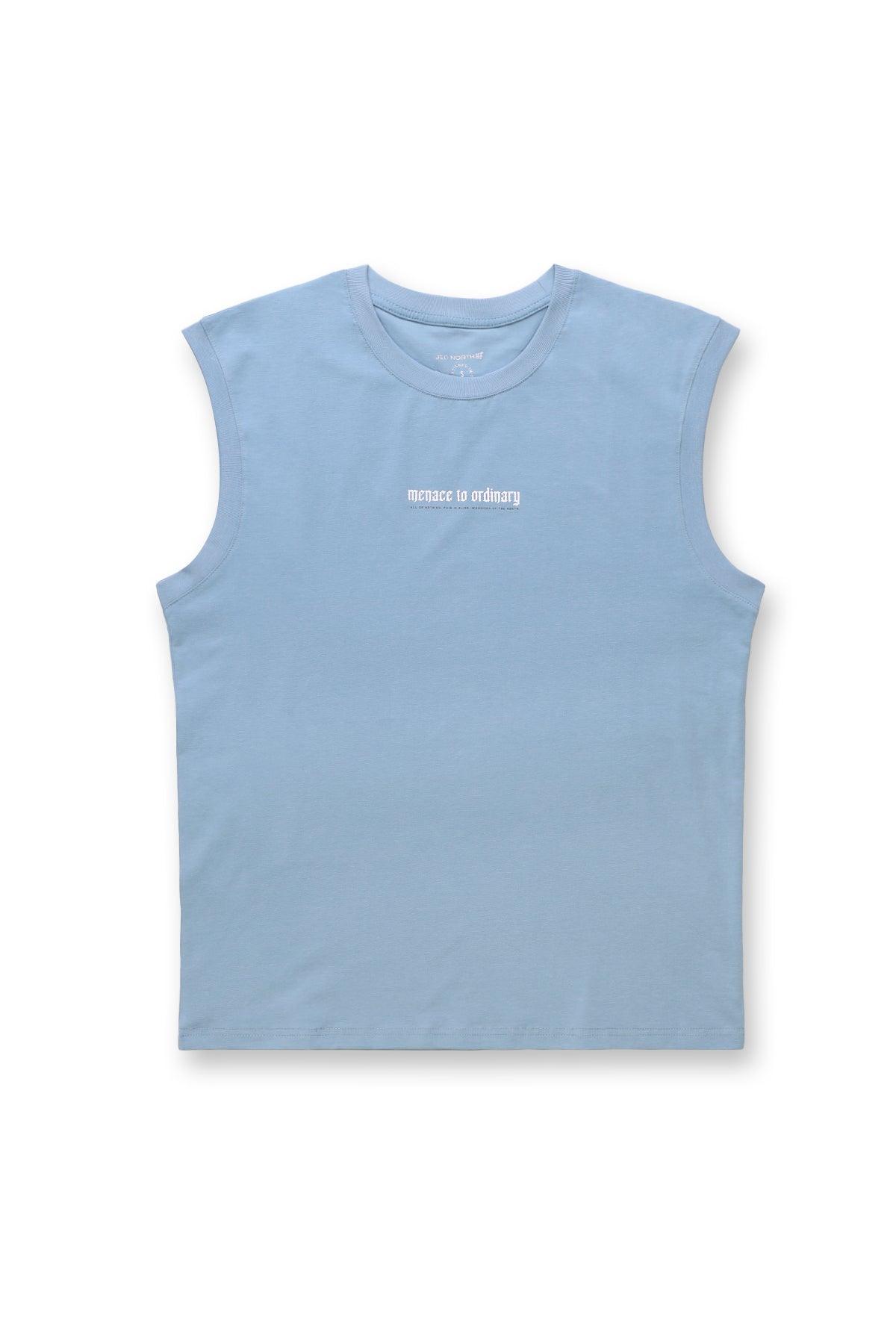 Jed North Sleeveless Muscle Tee - Light Blue - DealByEthan.gay loves Jed North