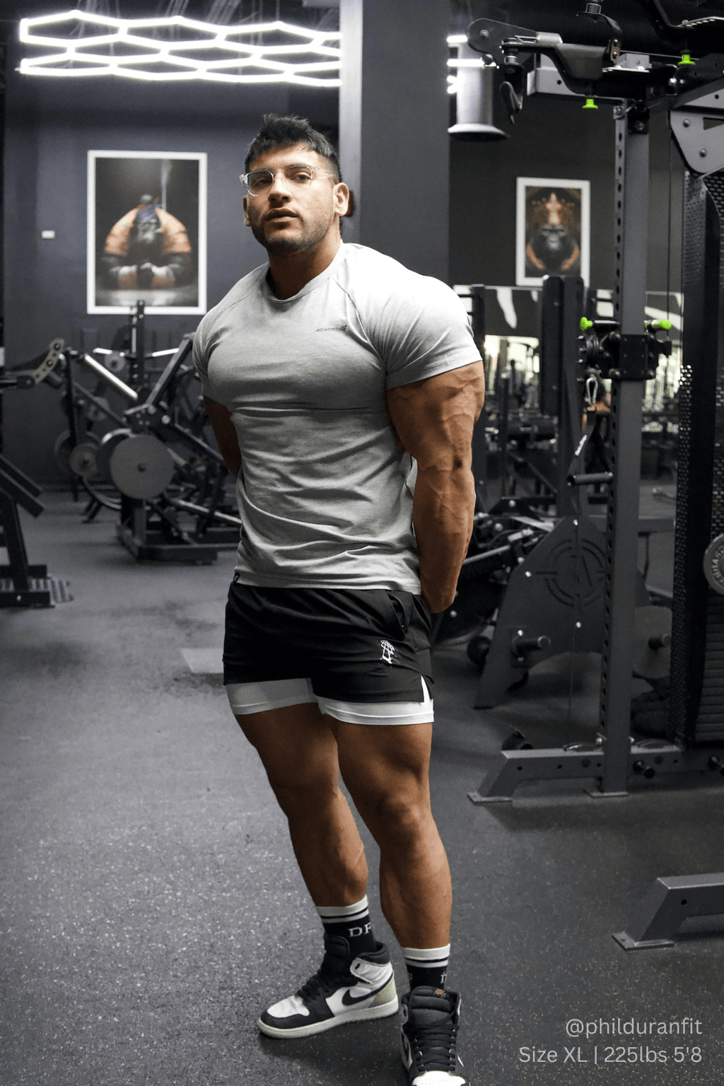 Jed North Titan 2.0 Muscle-Fit T-Shirt - Heather Gray - DealByEthan.gay loves Jed North