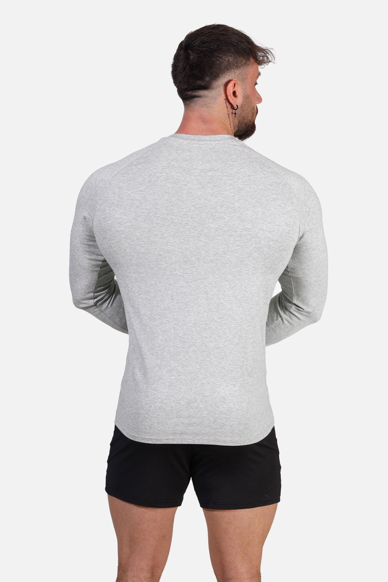 Jed North Titan Muscle-Fit Long Sleeve T-Shirt - Platinum - DealByEthan.gay loves Jed North