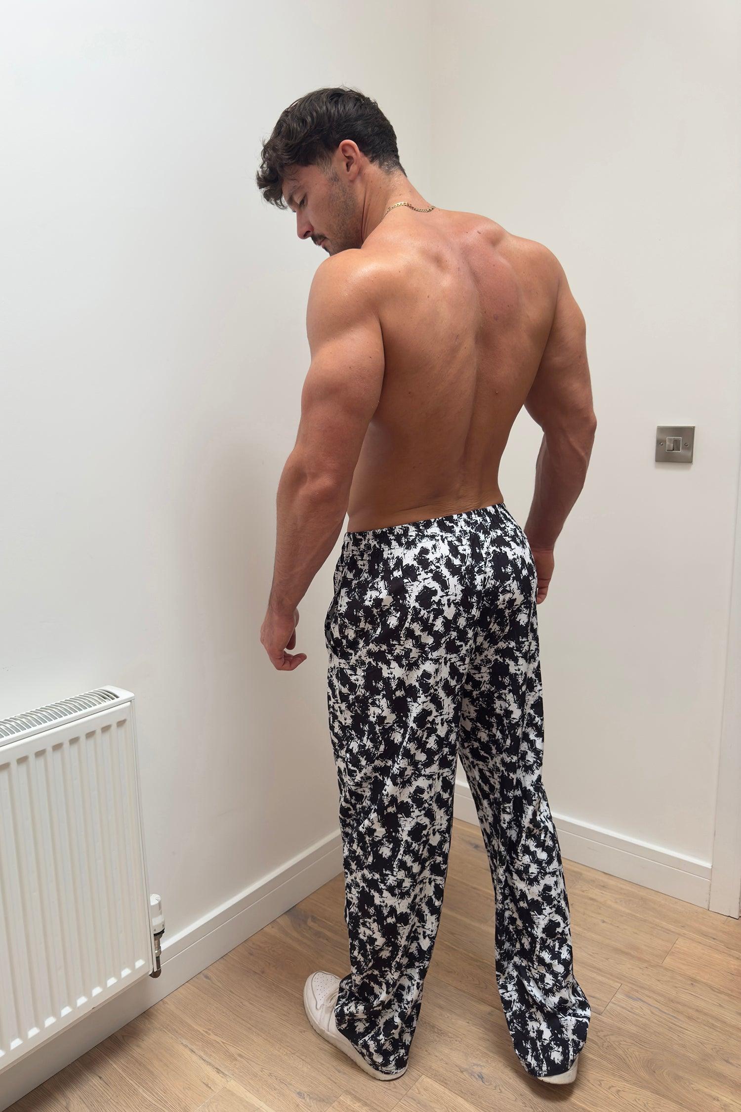 Jed North Vintage Flex Joggers - B&W Paint Brushes - DealByEthan.gay loves Jed North