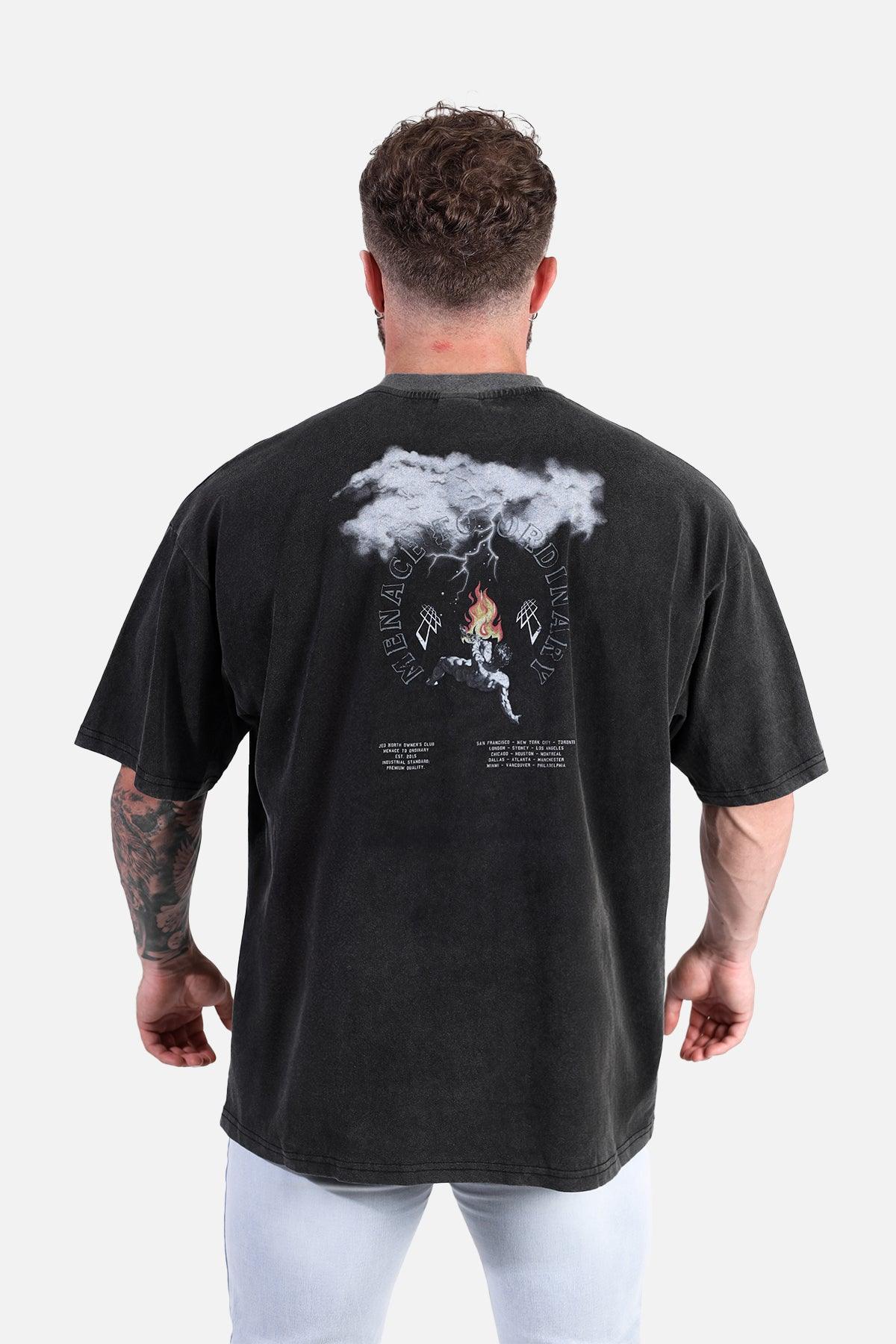 Jed North Vintage Oversized T-Shirt - Fire Storm 2.0 - DealByEthan.gay loves Jed North