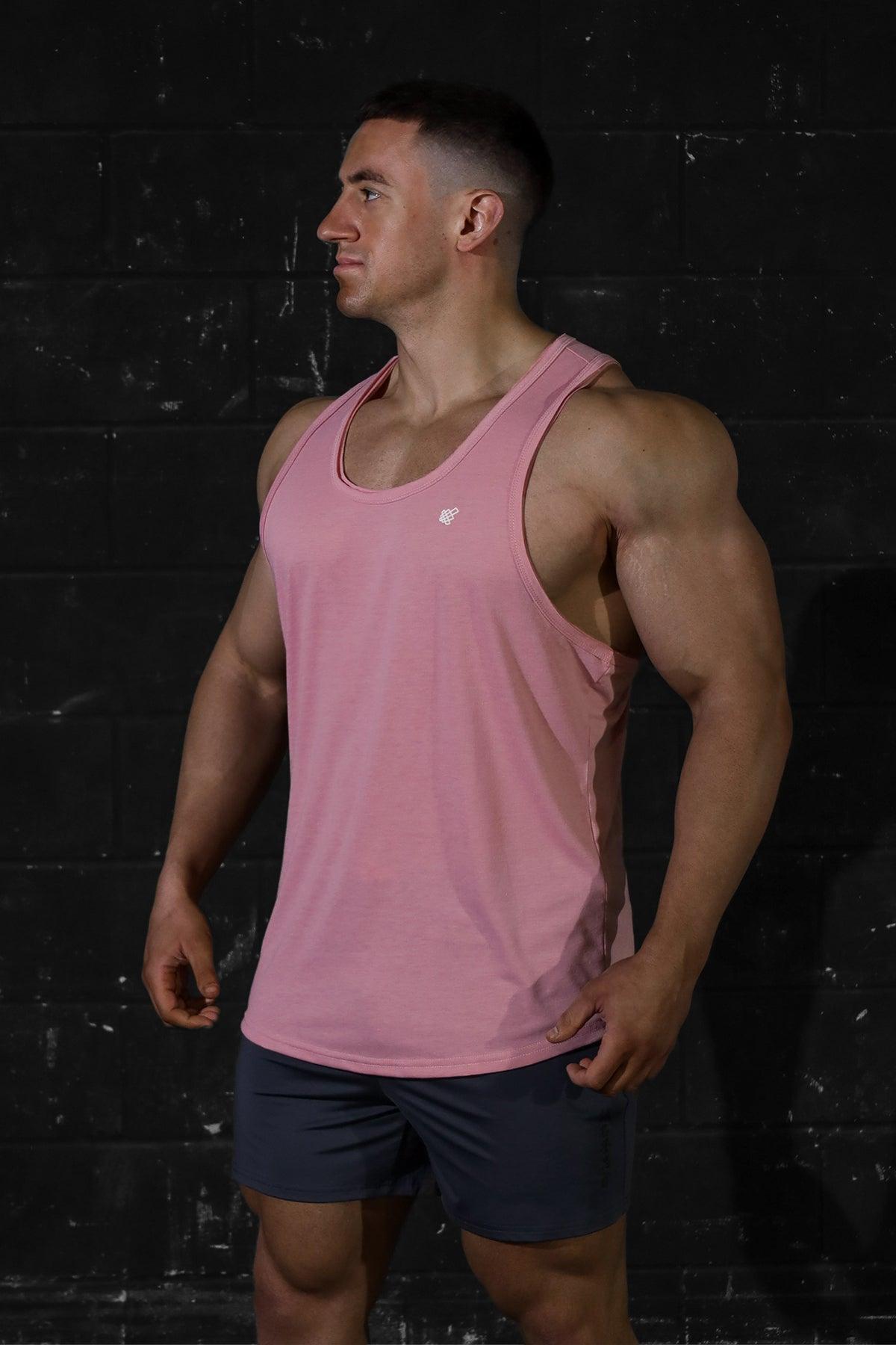 Jed North Vital Raw-Hem Tank Top 2.0 - Salmon Pink - DealByEthan.gay loves Jed North