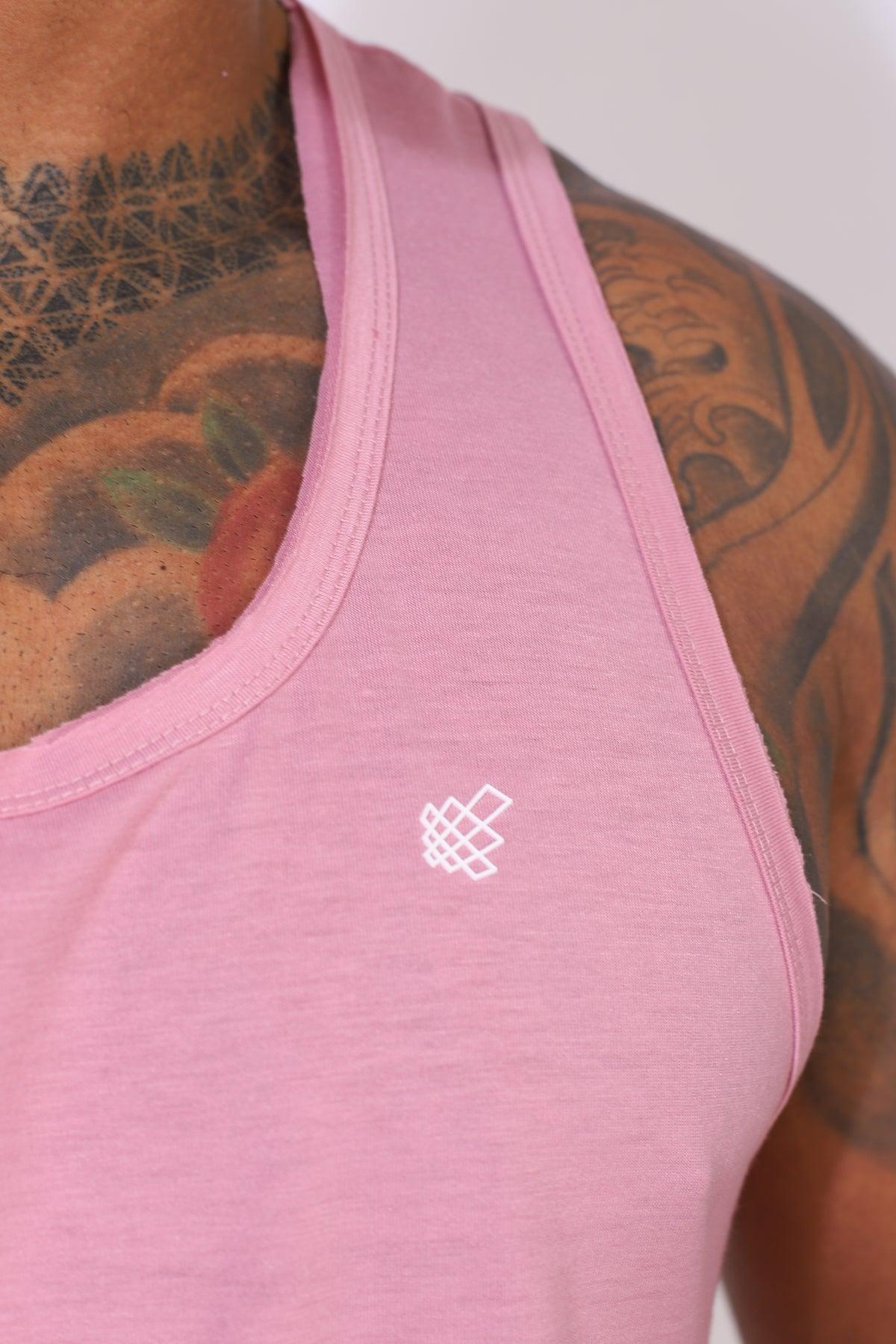 Jed North Vital Raw-Hem Tank Top 2.0 - Salmon Pink - DealByEthan.gay loves Jed North