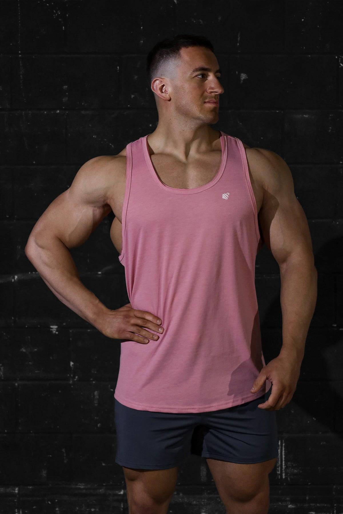 Jed North Vital Raw-Hem Tank Top 2.0 - Salmon Pink - DealByEthan.gay loves Jed North