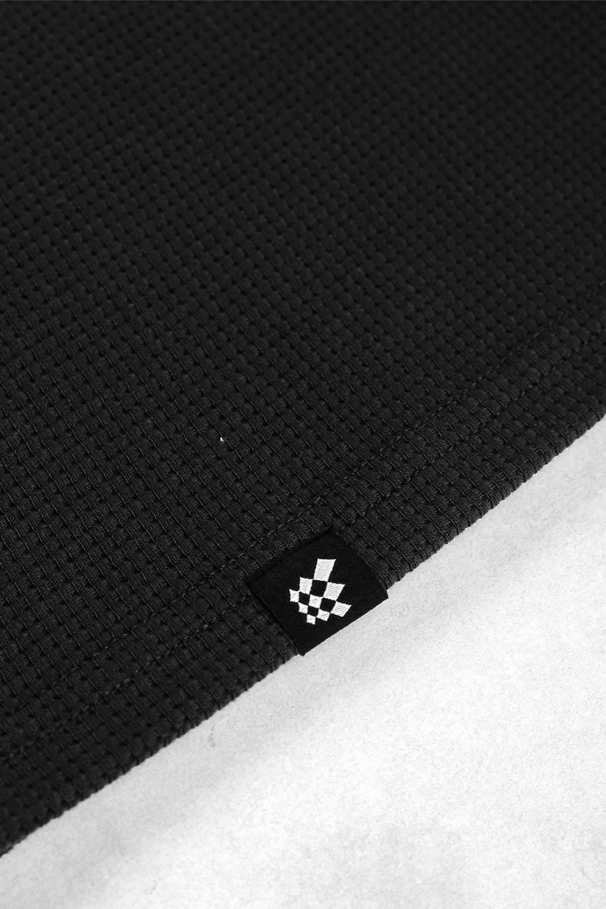Jed North Waffle Henley T-Shirt - Black - DealByEthan.gay loves Jed North