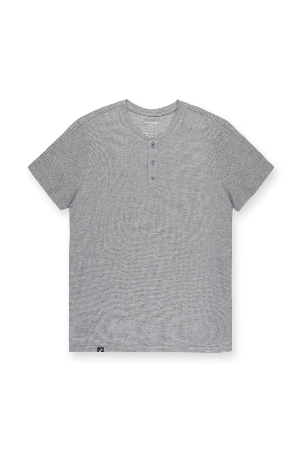Jed North Waffle Henley T-Shirt - Light Gray - DealByEthan.gay loves Jed North
