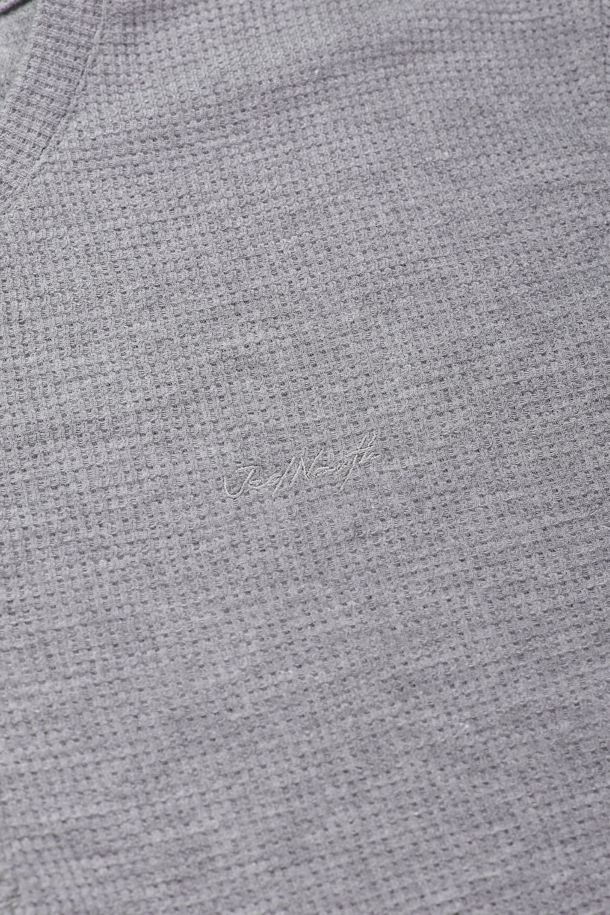Jed North Waffle Henley T-Shirt - Light Gray - DealByEthan.gay loves Jed North