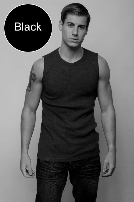 Jocko Van V Neck Muscle Top T Shirt Black 1002 Size L - DealByEthan.gay loves Jocko