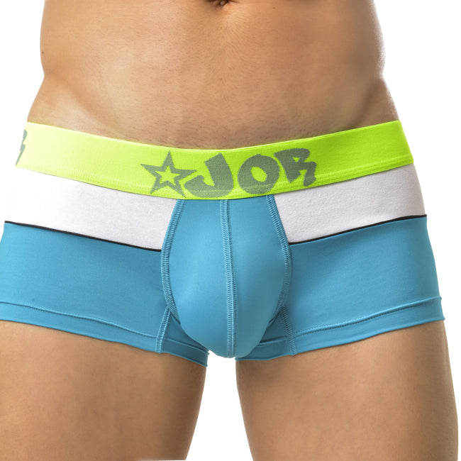 Jor BORDER Boxer Underwear Turquoise Size M - DealByEthan.gay loves JOR