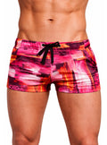 Kineo Men's Fuschia Swim Trunk